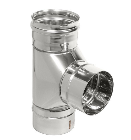 Тройник 90° Ø250 AISI430 0,8мм