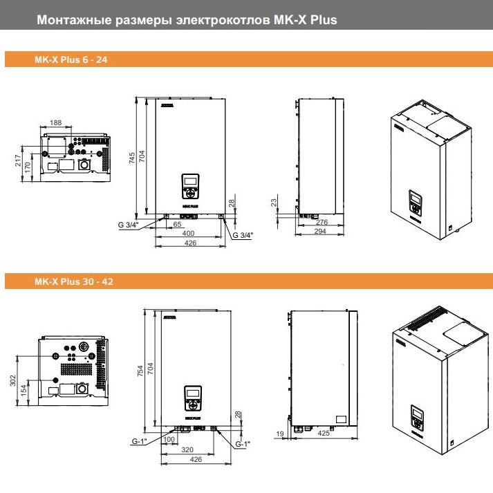 Электрокотел ZOTA MK-Х Plus 21