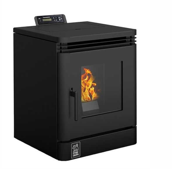 Пеллетный камин B6H22 black 6кВт WIFI