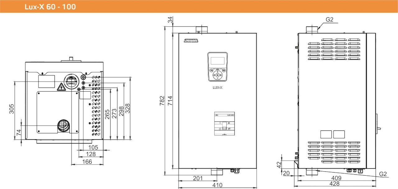 Электрокотел ZOTA LUX-X 100