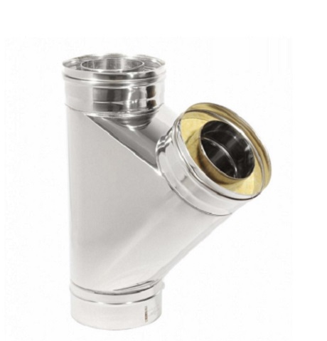 Сэндвич-тройник 135° Ø250/310 AISI430/430 0,8/0,8мм