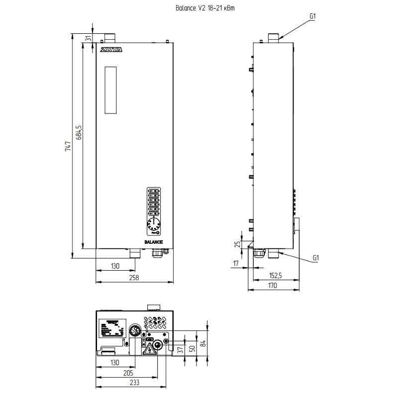 Электрокотел ZOTA BALANCE V2 - 18