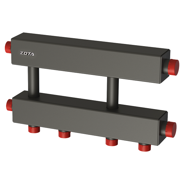 Каскадный узел горизонтальный до 3-х котлов