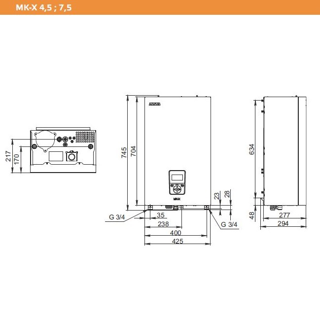 Электрокотел ZOTA MK-X 4,5
