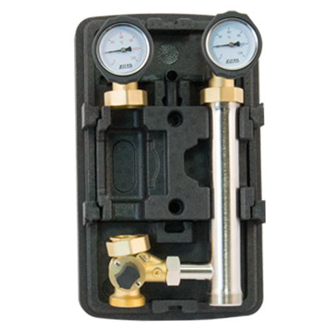 Насосная группа ZOTA с 3х ходовым смесителем без насоса 1